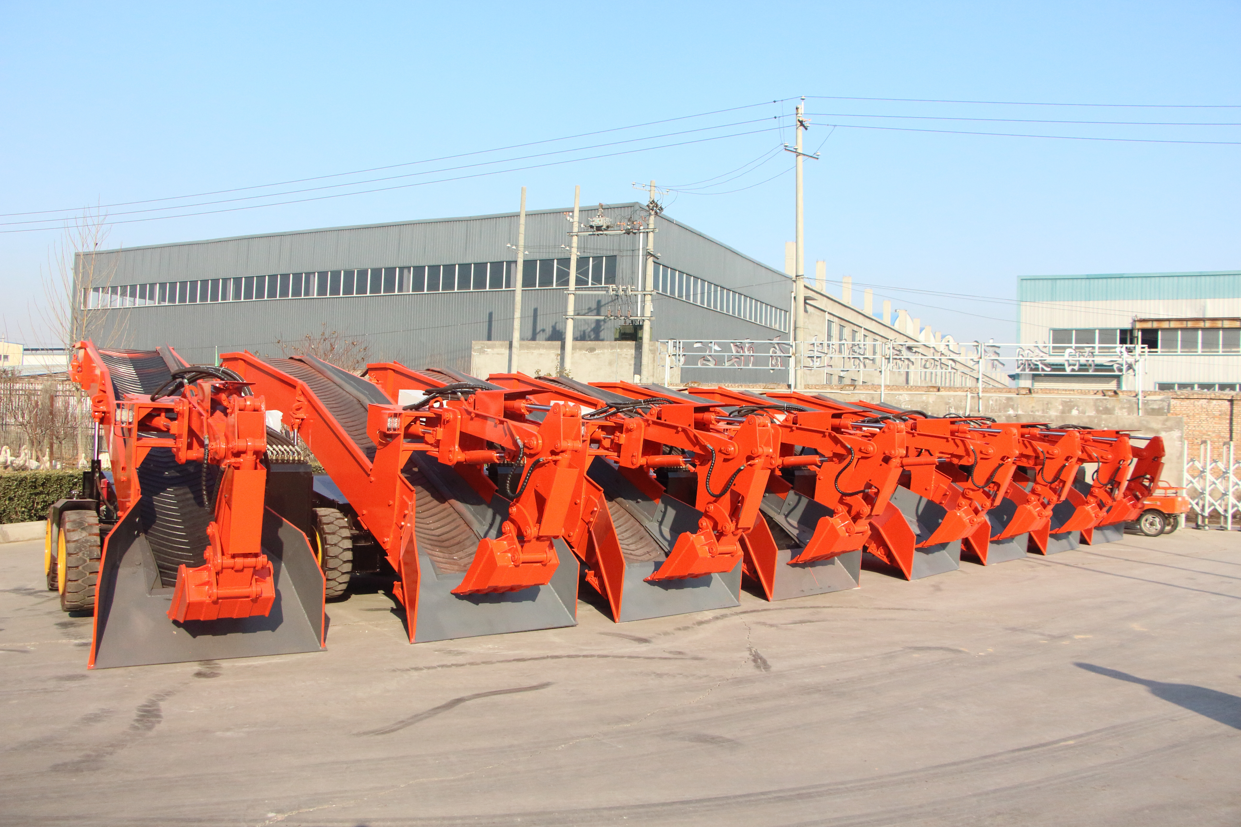 Tunnel Slag Raking Machine