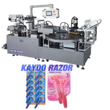 Disposable razor blister packing machine