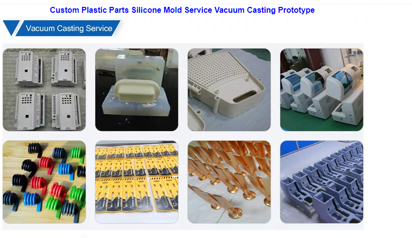 Vacuum casting plastic parts