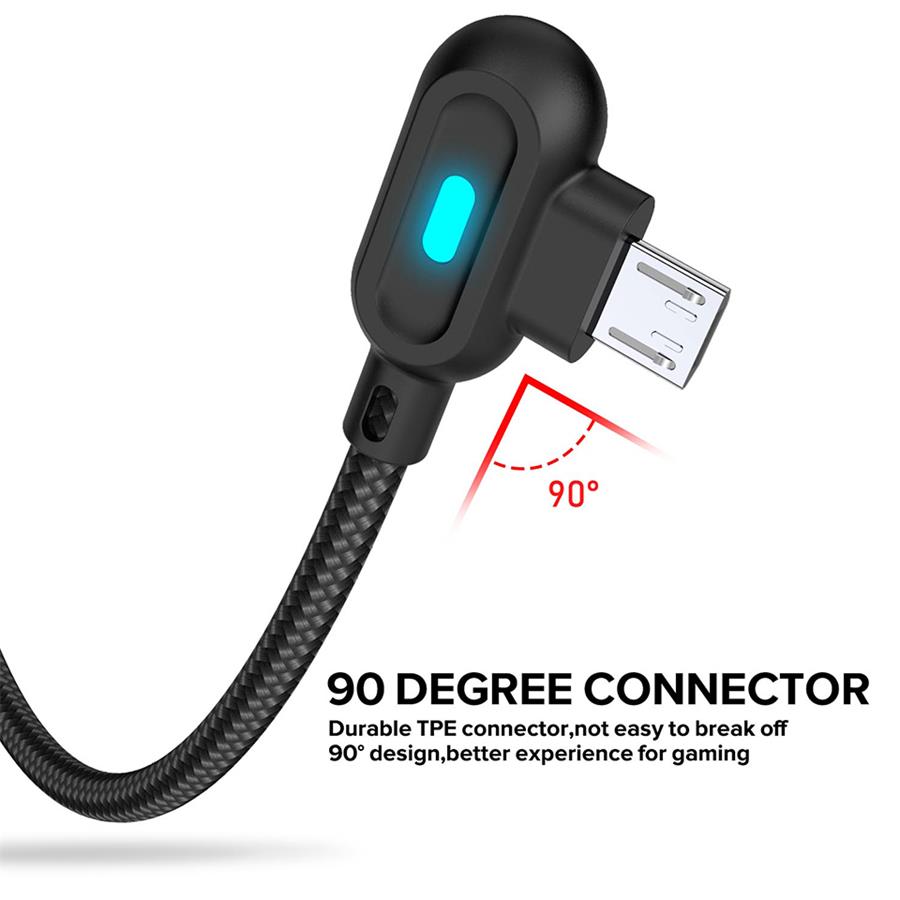 90 degree data cable