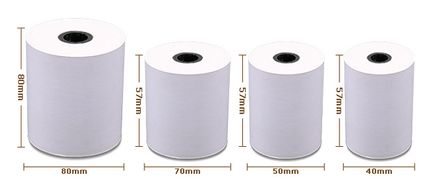 different sizes direct thermal paper