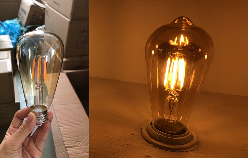 ST64 Edison Filament bulb