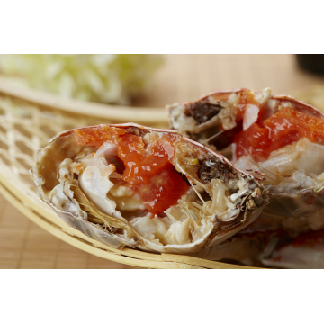 Frozen half cut blue swimming crab Portunus trituberculatus