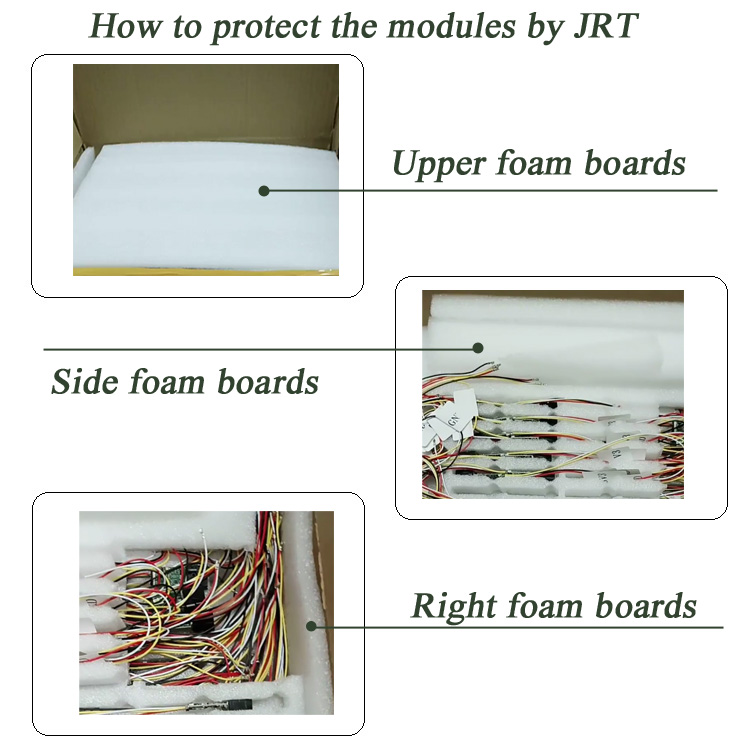 JRT foam boards protection for shipping