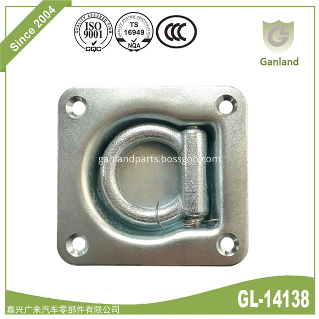 Recessed Lashing Ring On Plate