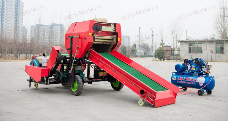 silage baler and wrapper 1