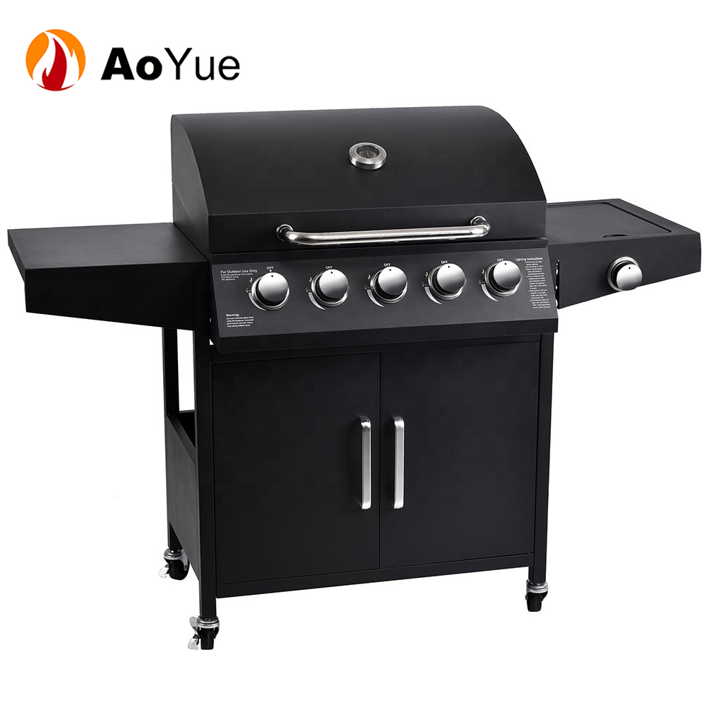 Outdoor Propane Trolley BBQ Gas Grill