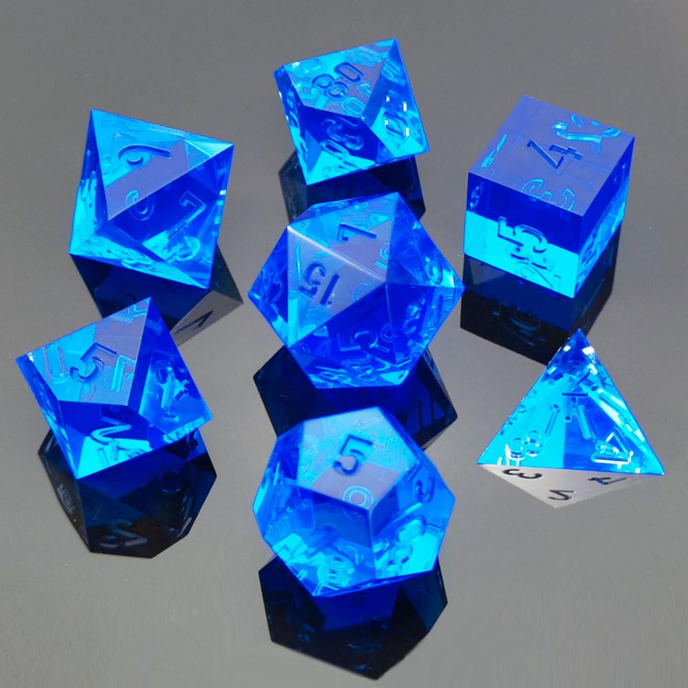 Colorful Crystal Handmade Poyhedral Dice 1