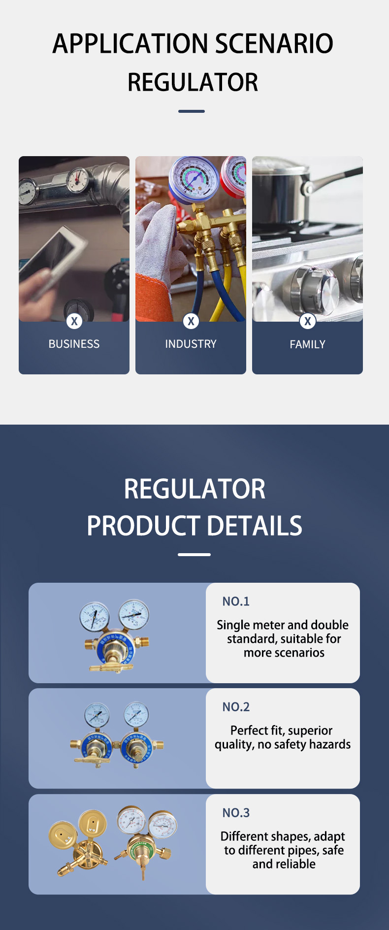 indsutry standard acetylene regulator