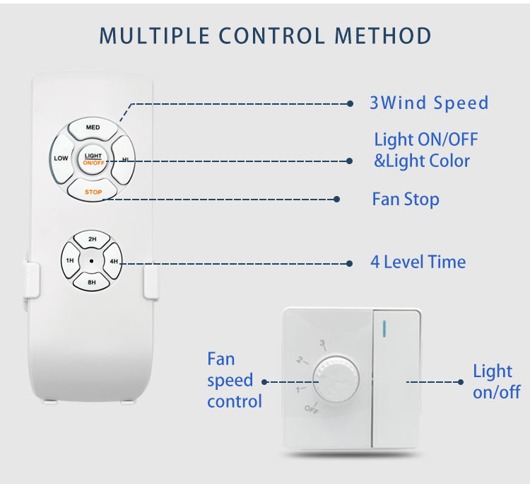 Minimalist Modern Retractable Ceiling Fan