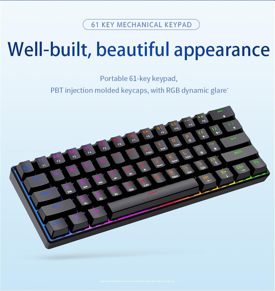 full size wireless mechanical keyboard