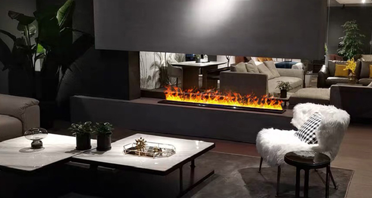 3D water vapor steam atomizing fireplace
