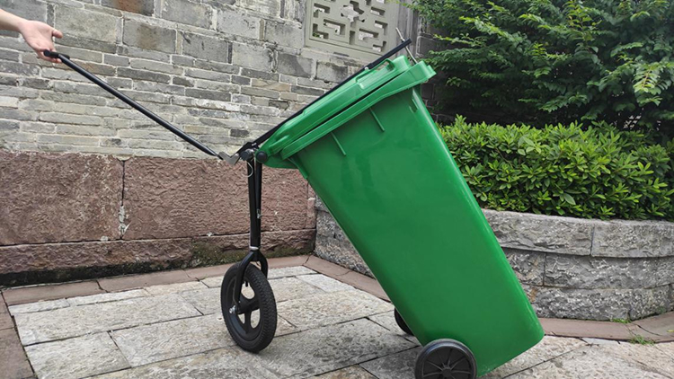 Wheelie Bin Helper Trash Cart Waste Bin Trailer 10
