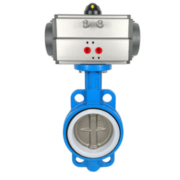 DN50-DN300 Pneumatic butterfly valve with metal seal