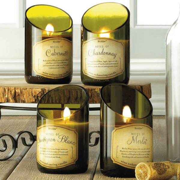 Private Label Wine Bottle Candles