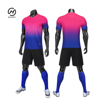 Hot Selling Custom Soccer Wear Uniform Sublimation Breathable Soccer Full Set Black Yellow Stripe Brazil Clubs Soccer Jersey