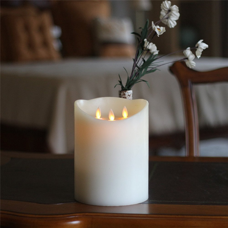 led flameless pillar candles