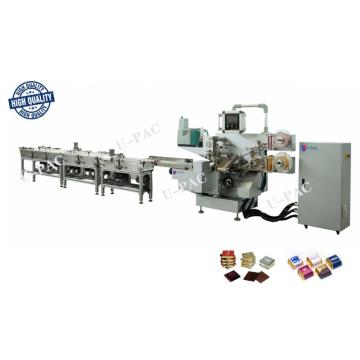 AUTOMATIC CHOCOLATE  FOLDING WRAPPING MACHINE