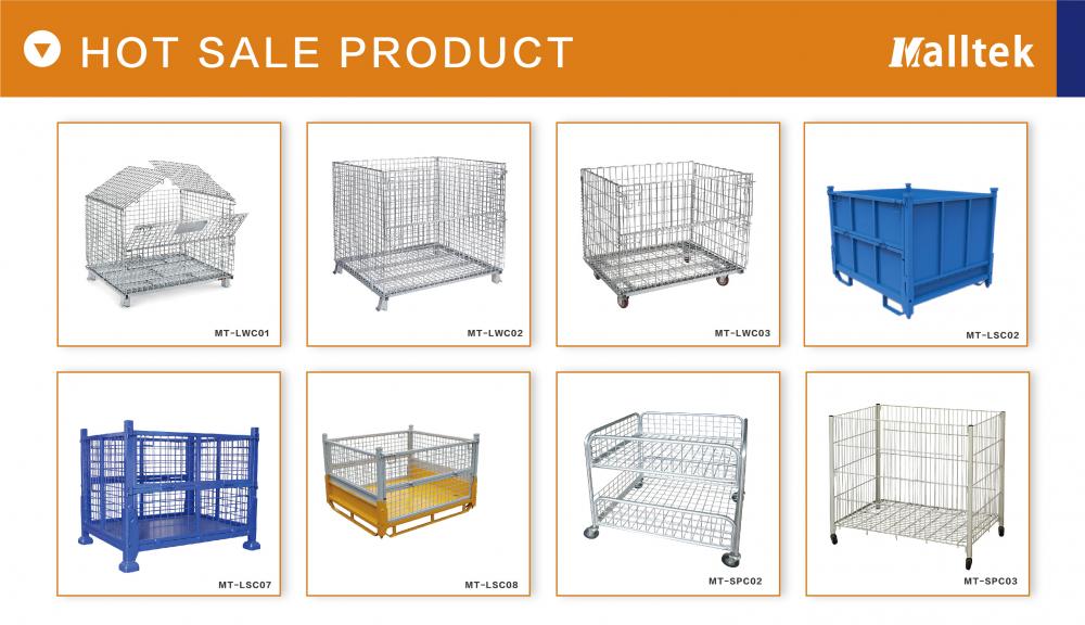 Dismountable Supermarket  Promotion cage with Wheels