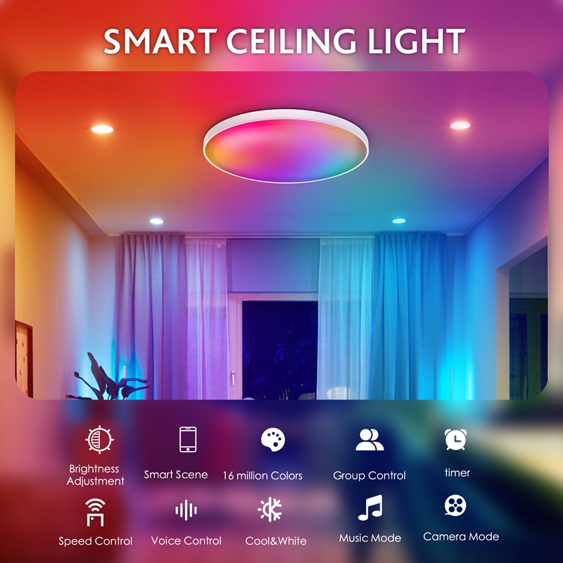 Wifi Ble 2 4g Smart Wifi Ceiling Light