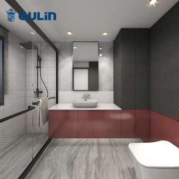popular modern design vanity bathroom cabinet for apartments