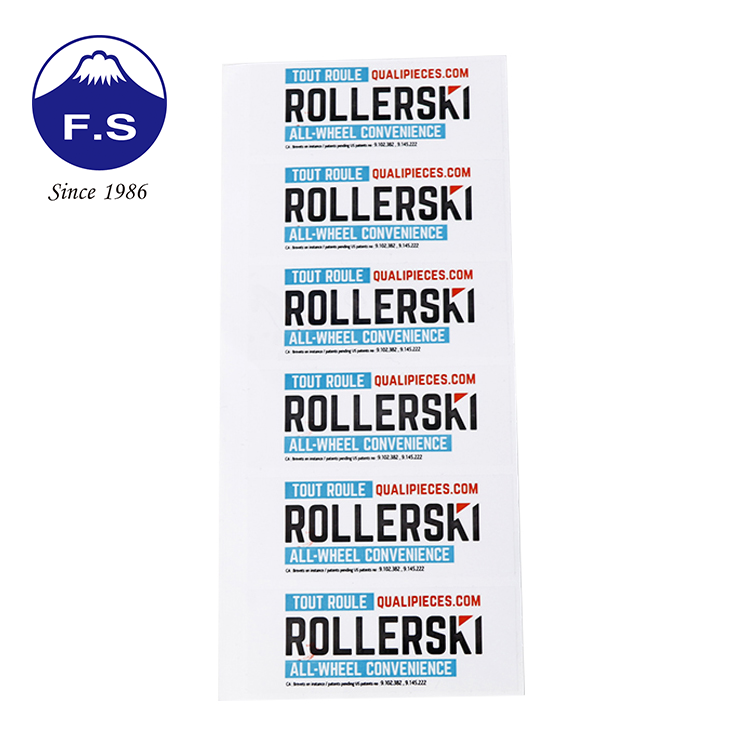 Recyclable Printing Pvc Waterproof Label Sticker