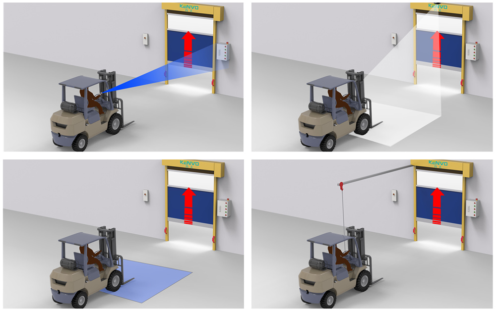 optional operation pvc high speed door