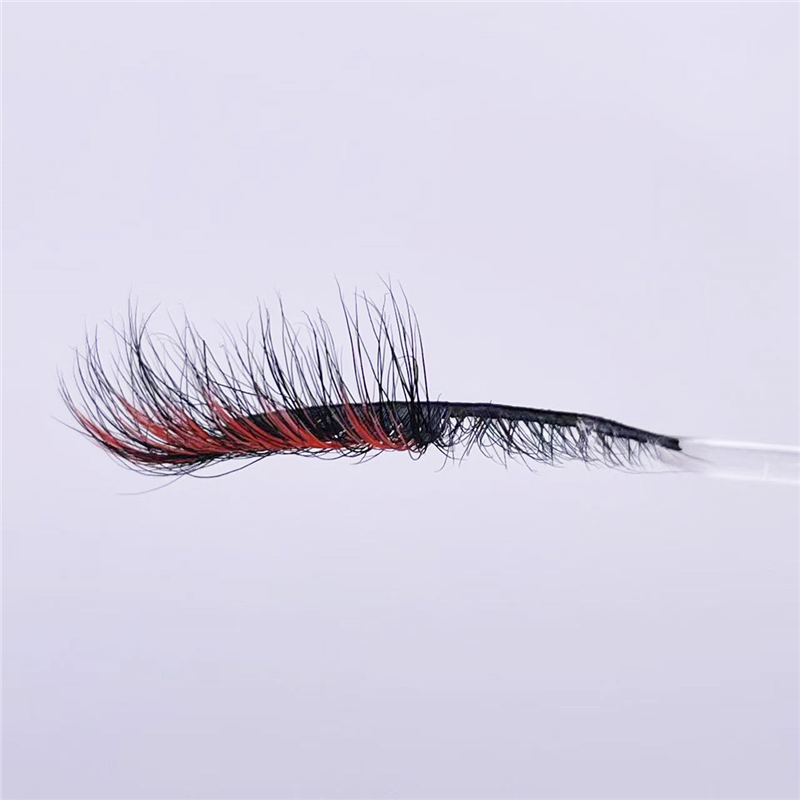 Mink Cat Eye Lashes With Color