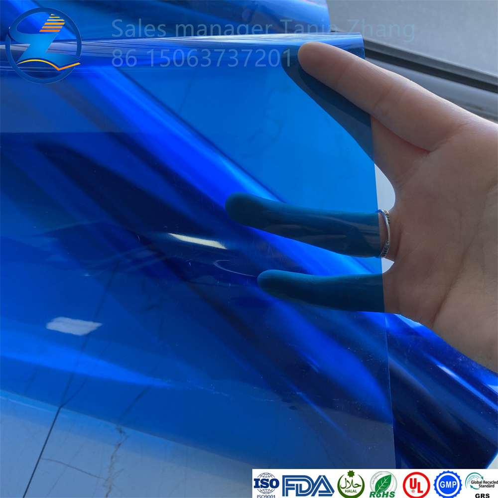 High Quality Blue Color Pvc Translucent Film 9 Jpg