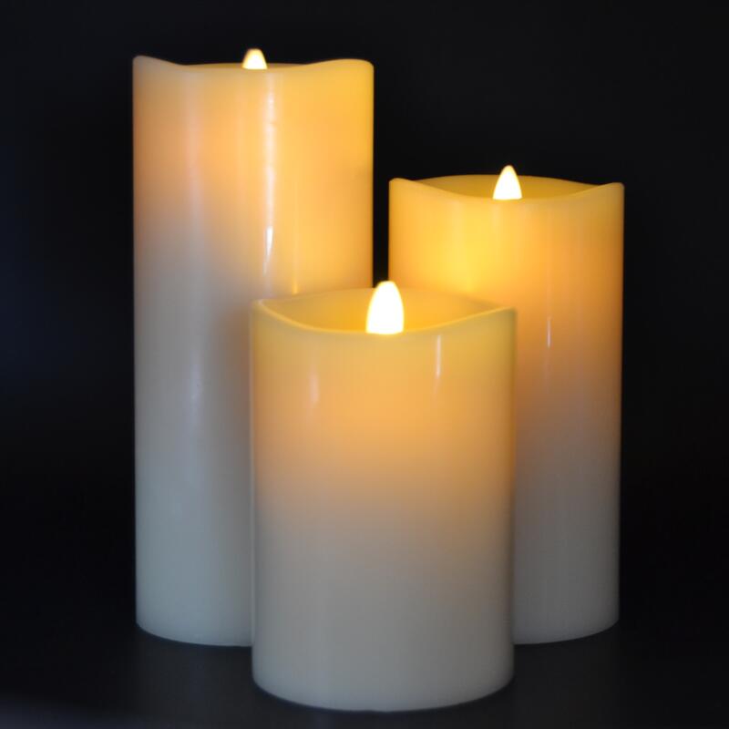 Flameless Pillar Candles