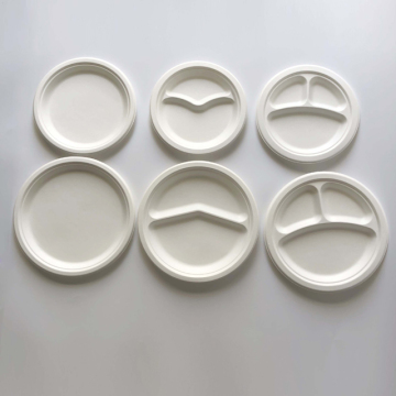 Disposable Sugarcane tableware 9 inch Plate