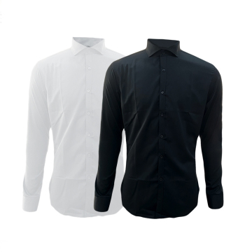 Custom Men's Business Long Sleeve Stretch Formal Shirt