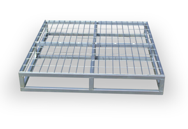 Heavy Duty Stackable Galvanized Steel Pallet