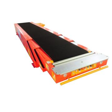 3 section belt conveyor for truck loading unloading