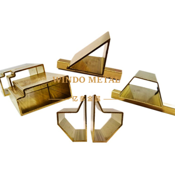Customized Brass Box Section Excellent Products