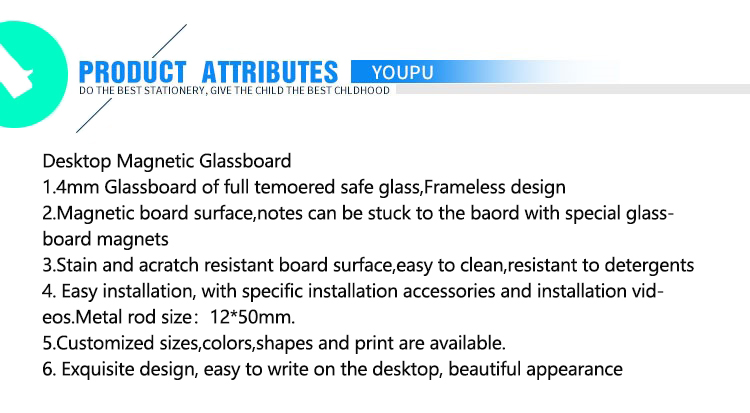 Office Desktop Glass
