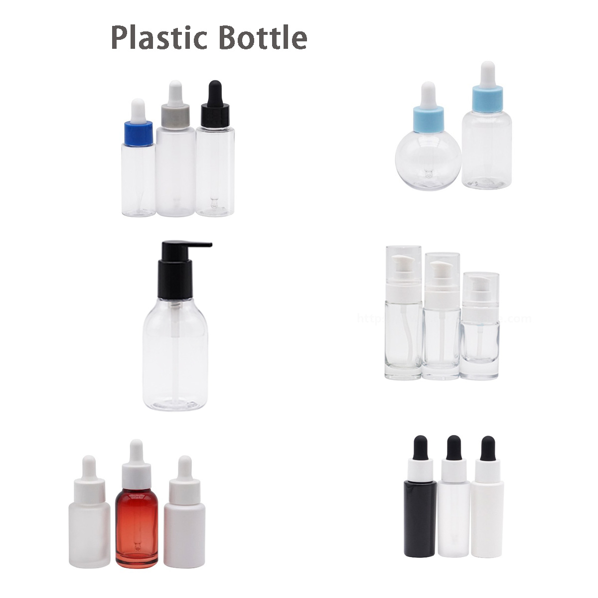 Skincare Pllastic Bottle For Cosmetic 