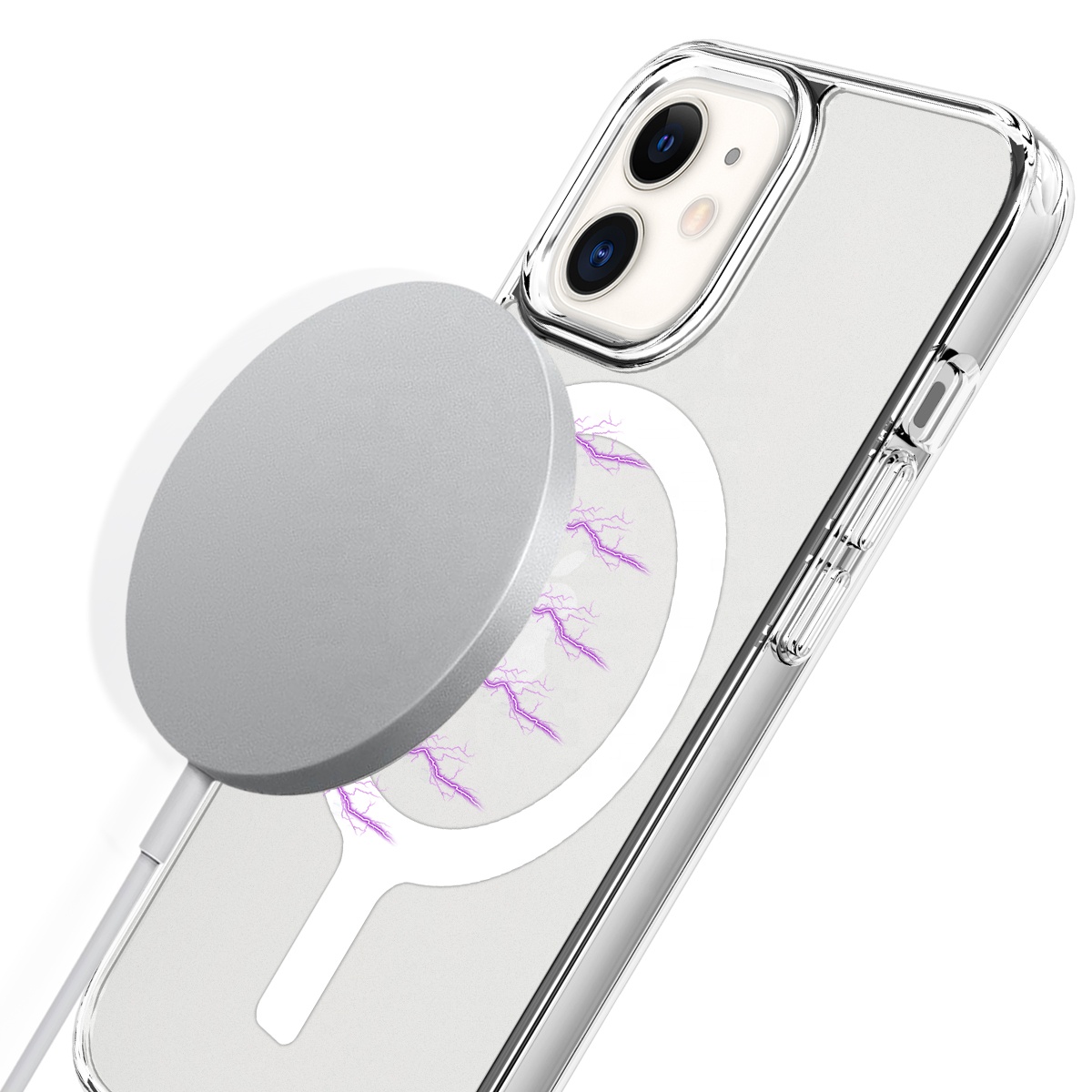 Magnetic phone case for iPhone