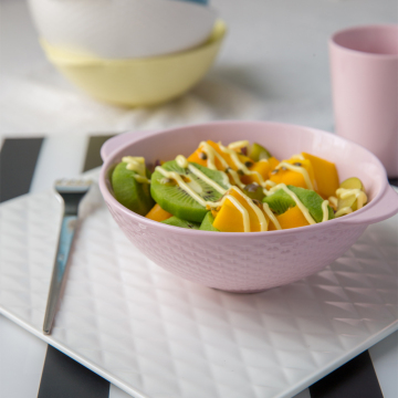 Ceramic Fruit Salad Bowls Colorful Soup Noodle Bowl Dinnerware