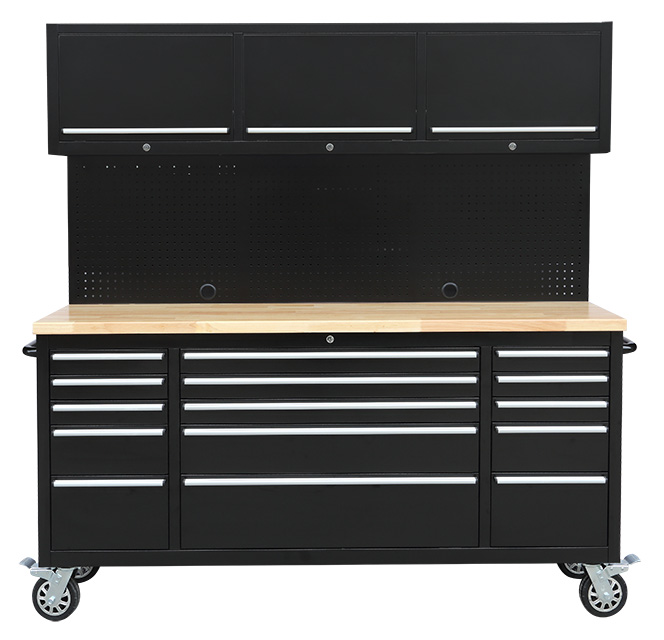 Black Garage Chest and Cabinet