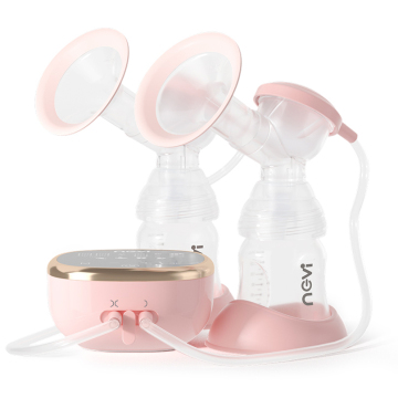 Super Digital Silicone Breast Pump with PP Bottles