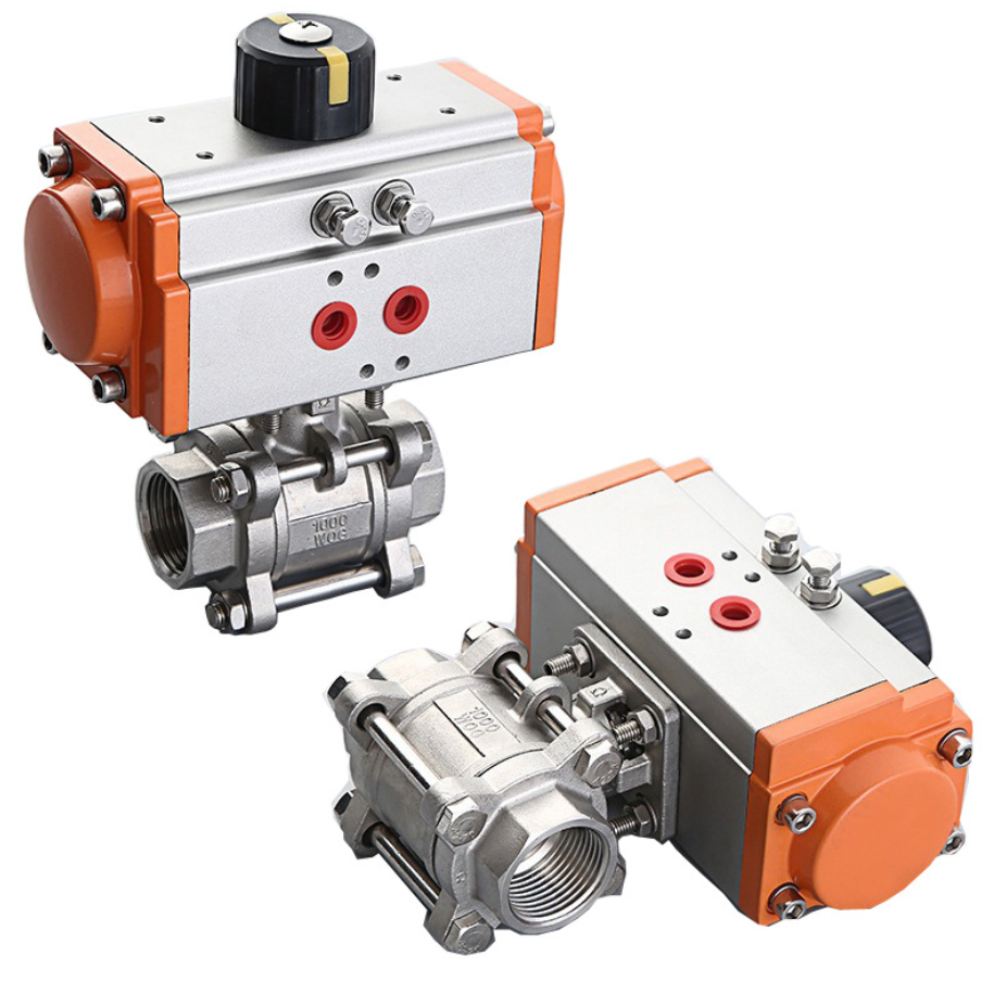 Pneumatic Actuator With Ball Valve