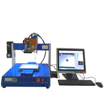 glue dispensing robot with vision system and CCD camera scan programming