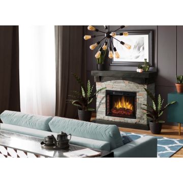 26 Inch Low Profile Electric Fireplace