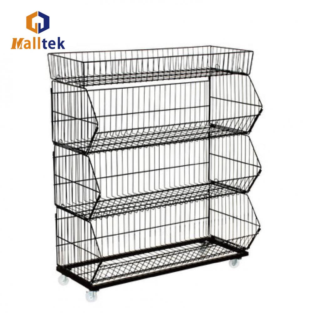 Dismountable Supermarket  Promotion cage with Wheels