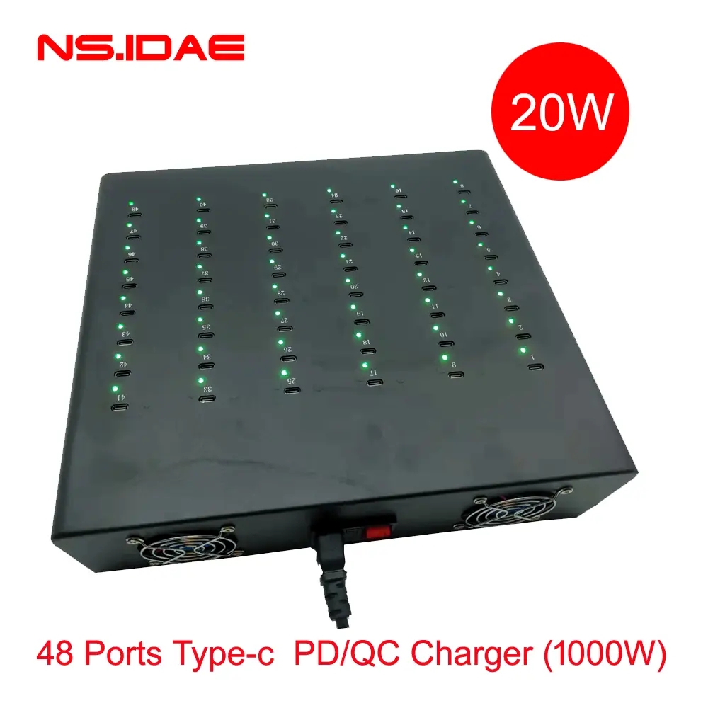 48 Ports Type C Charger Industrial grade high probability