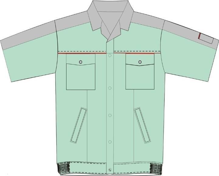 Retardant Workwear With Short Sleeve