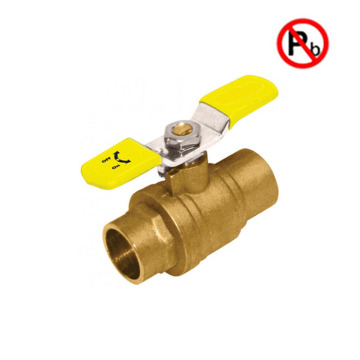 NSF Lead Free Brass Solder Ball Valve for Drinking Water