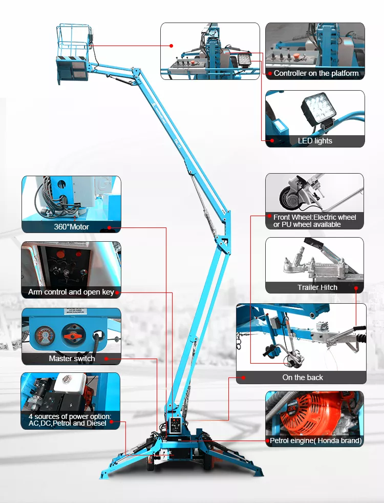 tracked boom  lift