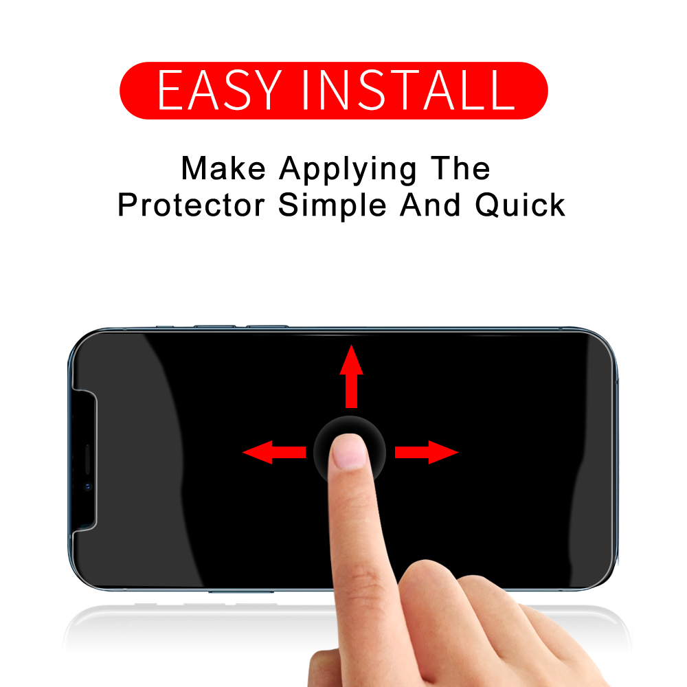 Easy to install Tempered glass protective film for Iphone 12
